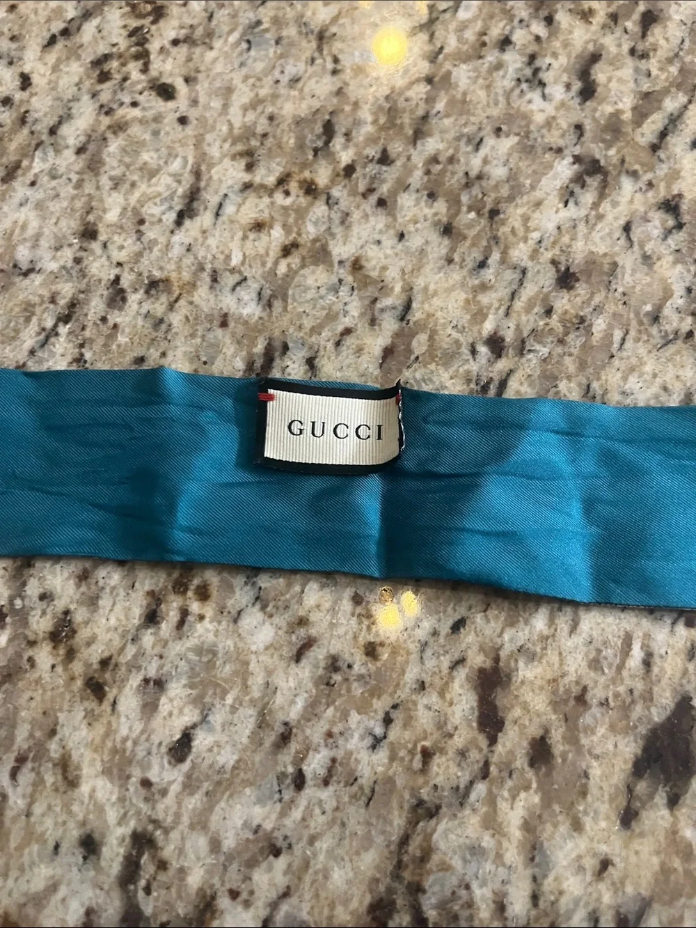 Gucci Floral Silk Twilly Scarf in Multicolor - Picture 4 of 4